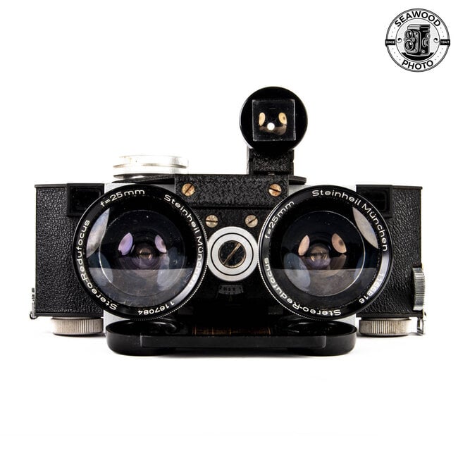 Stereo Realist 2.8 3D Camera w/Steinheil Redufocus Wide Lens Set GOOD