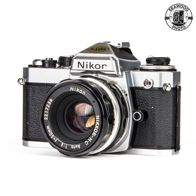 Nikon FE with Nikkor-H.C 50mm F/2 GOOD