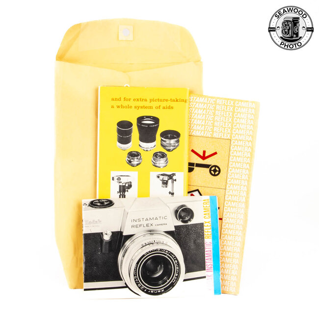Kodak Instamatic Reflex w/28mm, 45mm, 135mm EXCELLENT