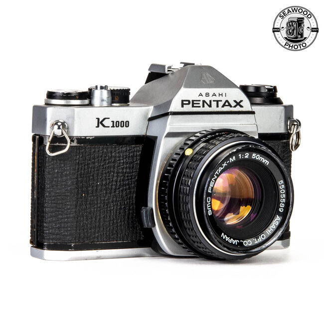 Pentax K1000 w/50mm SMC Pentax F/2 GOOD-