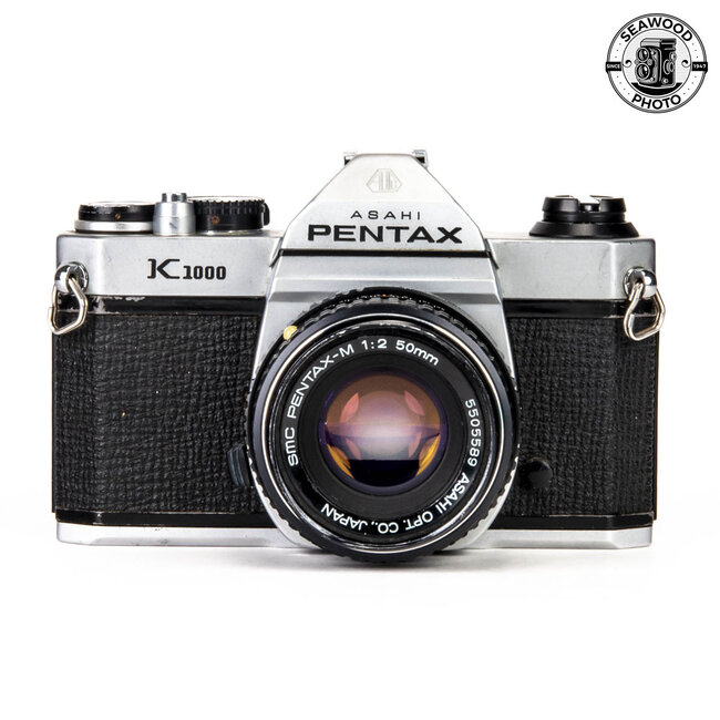 Pentax K1000 w/50mm SMC Pentax F/2 GOOD-