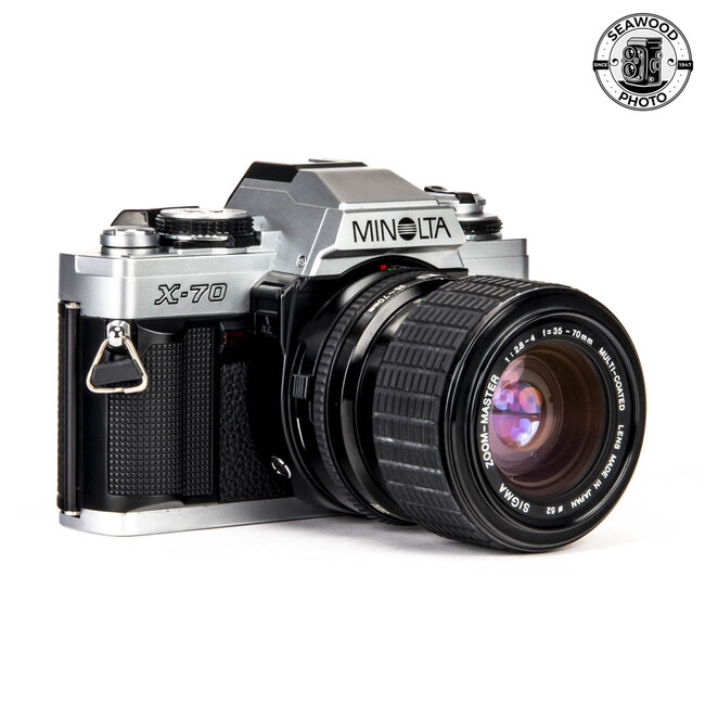 Minolta X-70 w/ Sigma 35-70mm f/2.8-4 EXCELLENT