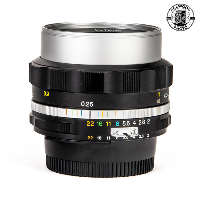 Voigtlander Ultron 40mm f/2 Nikon F EXCELLENT