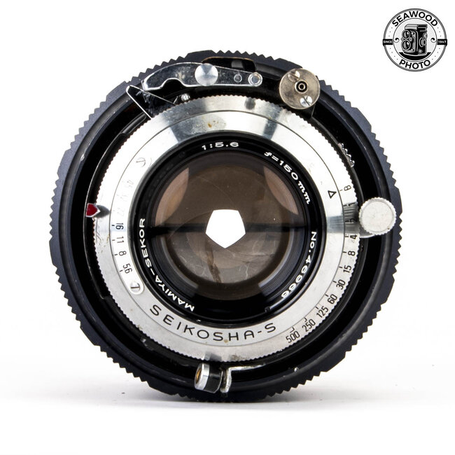 Mamiya Sekor 150mm f5.6 Lens for Universal Press, Super 23  GOOD