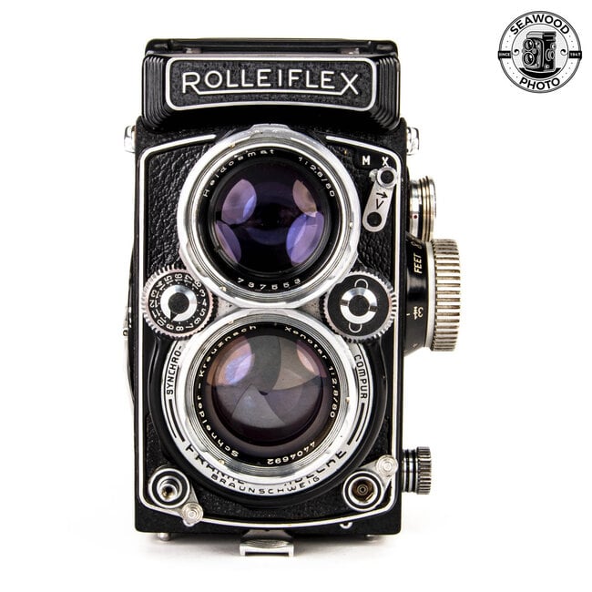 Rolleiflex 2.8D (1955) w/Schneider 80mm f/2.8Xenotar GOOD