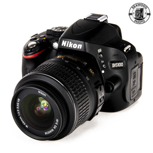 Nikon D5100 16.2mp w/AF-S 18-55mm Low Actuations  EXCELLENT