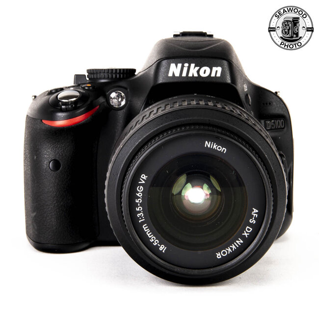 Nikon D5100 16.2mp w/AF-S 18-55mm Low Actuations  EXCELLENT