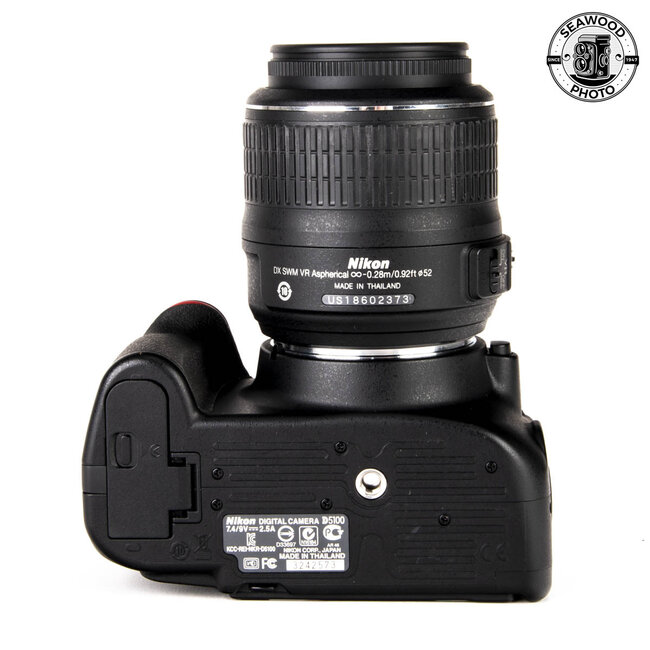 Nikon D5100 16.2mp w/AF-S 18-55mm Low Actuations  EXCELLENT
