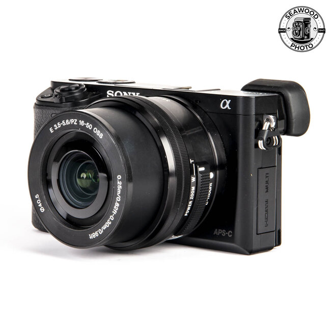 Sony a6000 w/16-55mm lens VERY LOW SHUTTER - GOOD+