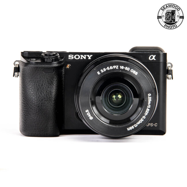 Sony a6000 w/16-55mm lens VERY LOW SHUTTER - GOOD+