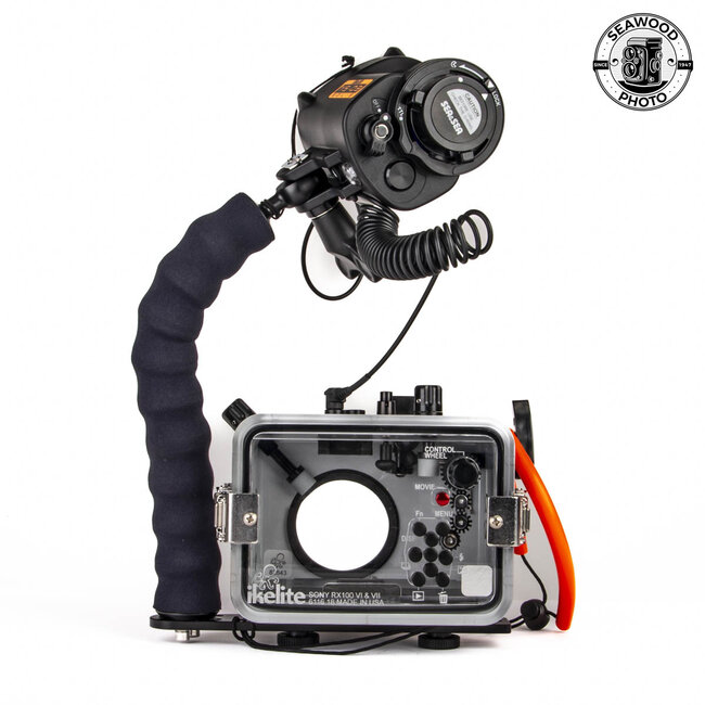 Ikelite 6116.18 Underwater  Case for Sony RX100 MK 7 w/Sea&Sea YS-03 Strobe EXCELLENT