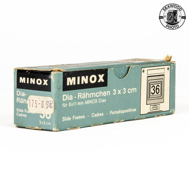 MINOX Dia 3x3 cm Slide Frames - 36 Count  EXCELLENT