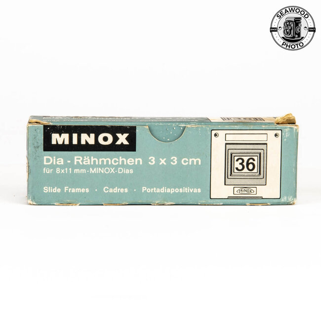 MINOX Dia 3x3 cm Slide Frames - 36 Count  EXCELLENT