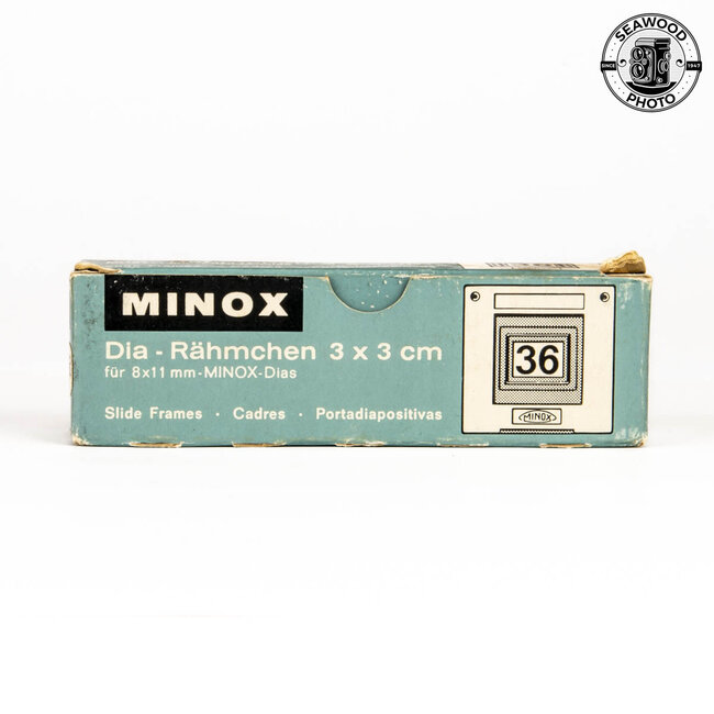 MINOX Dia 3x3 cm Slide Frames - 36 Count  EXCELLENT