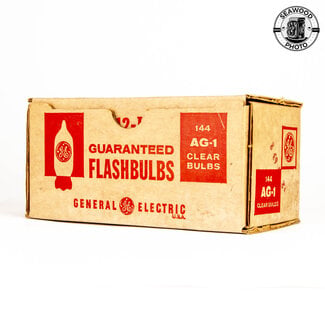 144 (2-Dozen) GE AG1 Clear Flashbulbs