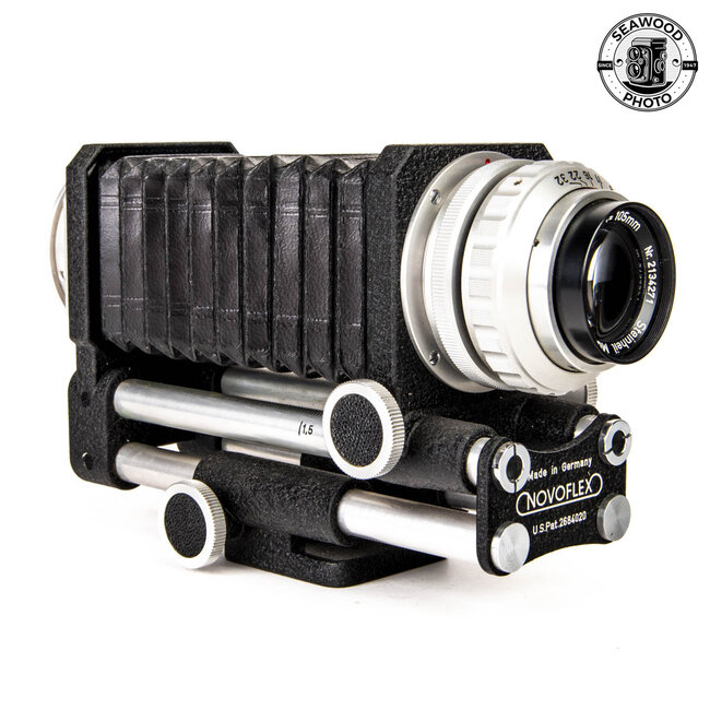 Novoflex Bellows with Cassar 105mm f/4.5 for Exakta GOOD+