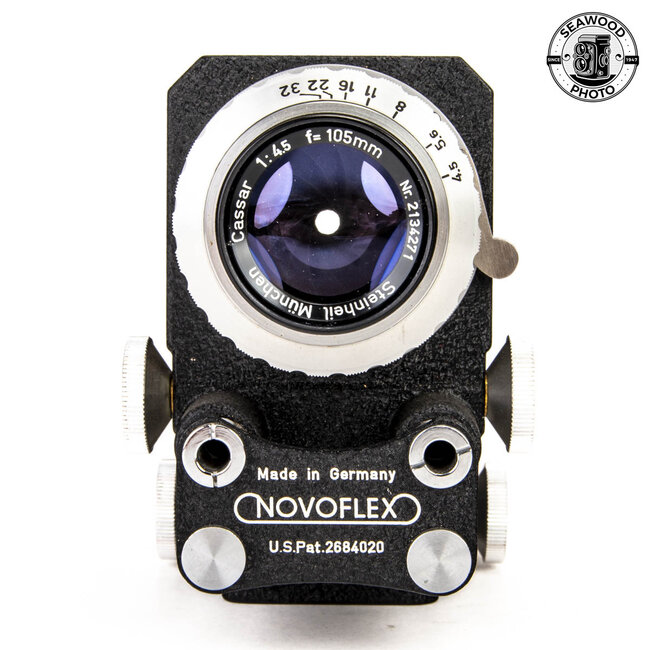 Novoflex Bellows with Cassar 105mm f/4.5 for Exakta GOOD+