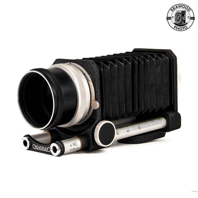 Novoflex Exakta Mount Bellows with Leica M39 and Pentax M42 Adapters EXCELLENT