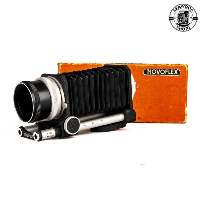 Novoflex Exakta Mount Bellows with Leica M39 and Pentax M42 Adapters EXCELLENT