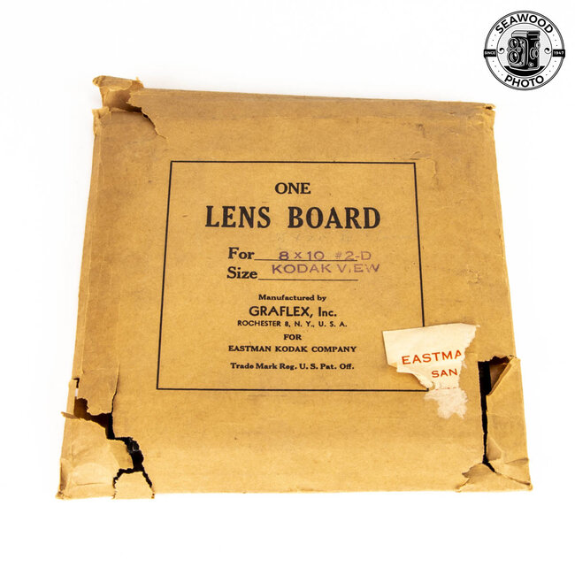 Graflex Wood Lens Board to fit Kodak 8x10 2D 5-1/2 x 5-1/2" Undrilled