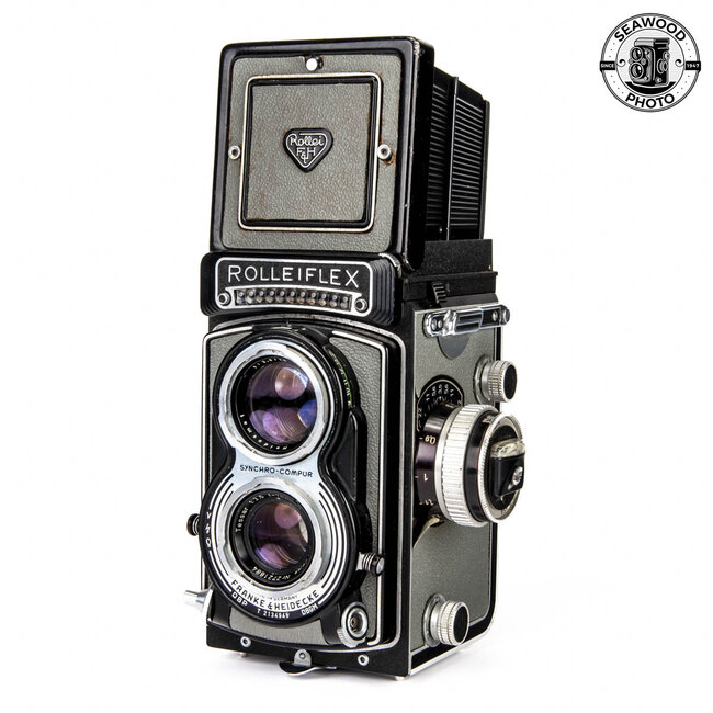 Rolleiflex T Grey w/Zeiss 75mm f/3.5 Tessar GOOD
