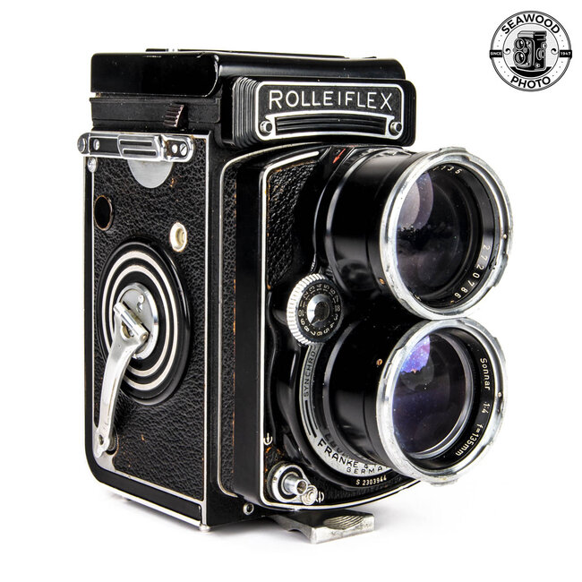 Rolleiflex Tele-Rollei w/Zeiss 135mm f/4 Sonnar Lens GOOD