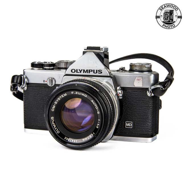 Olympus OM-1n w/ F. Zuiko 50mm F/1.8 GOOD-