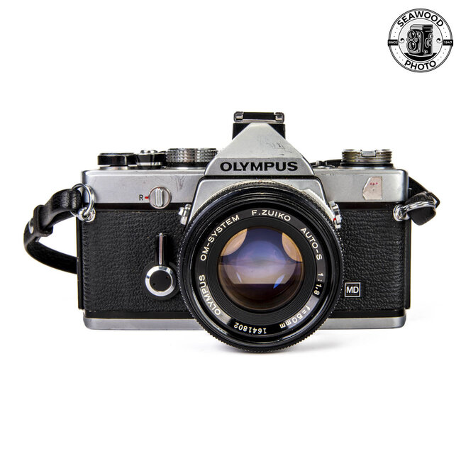 Olympus OM-1n w/ F. Zuiko 50mm F/1.8 GOOD-