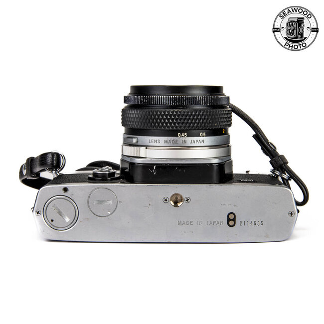 Olympus OM-1n w/ F. Zuiko 50mm F/1.8 GOOD-