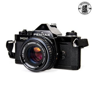 Pentax Pentax MX Black w/ SMC Pentax-M 50mm F/1.7 GOOD