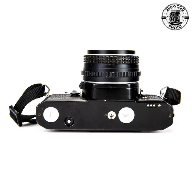 Pentax MX Black w/ SMC Pentax-M 50mm F/1.7 GOOD