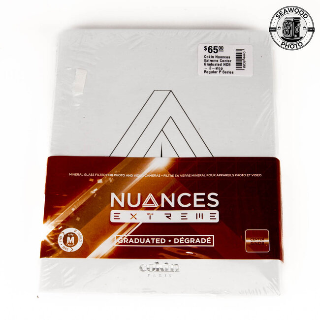 Cokin Nuances Extreme Center Graduated ND8 - 3-stop Regular P Series