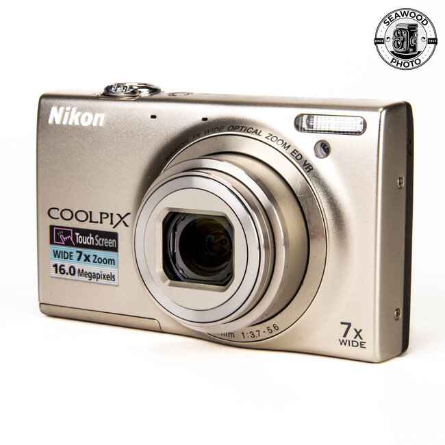 Nikon Coolpix S6100 16MP-GOOD