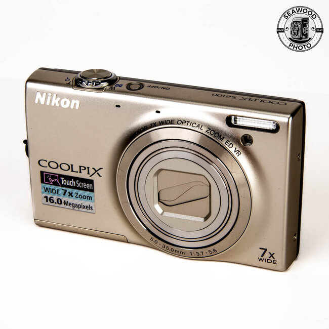 Nikon Coolpix S6100 16MP-GOOD