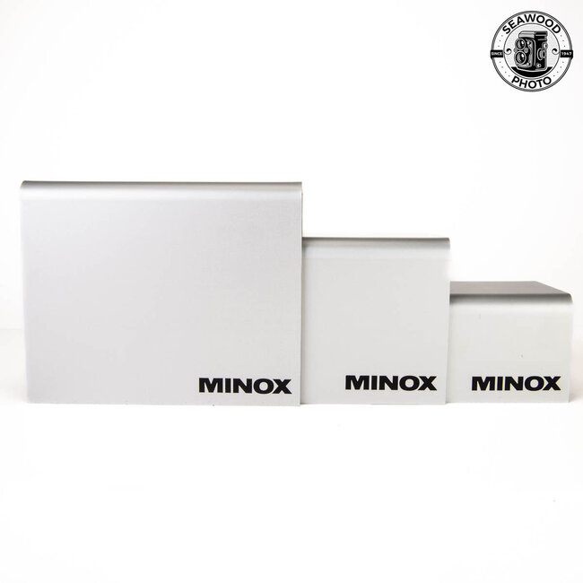 Minox Camera Riser Display x3
