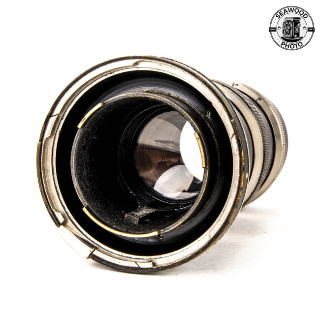 Zeiss 135mm f/4 Sonnar for Contax Rangefinder Black/Nickel GOOD-