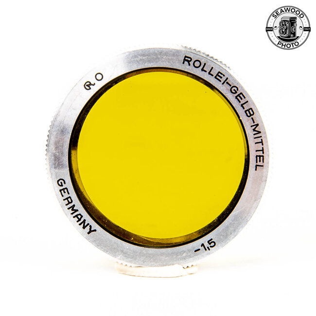 Rollei Bayonet 0 Gelb Mittel Yellow Filter for Rollei 16 Subminiature Camera