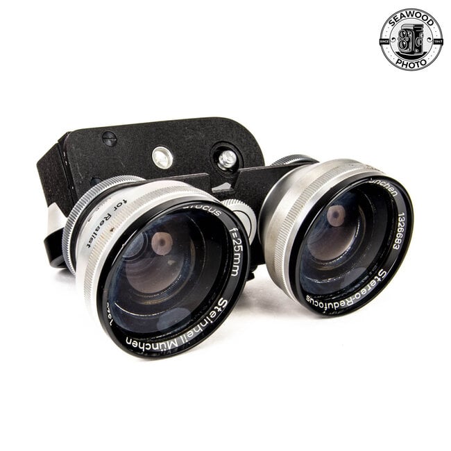 Steinheil Stereo-Redufocus 25mm Wide-Angle Attachment for Stereo Realist GOOD+