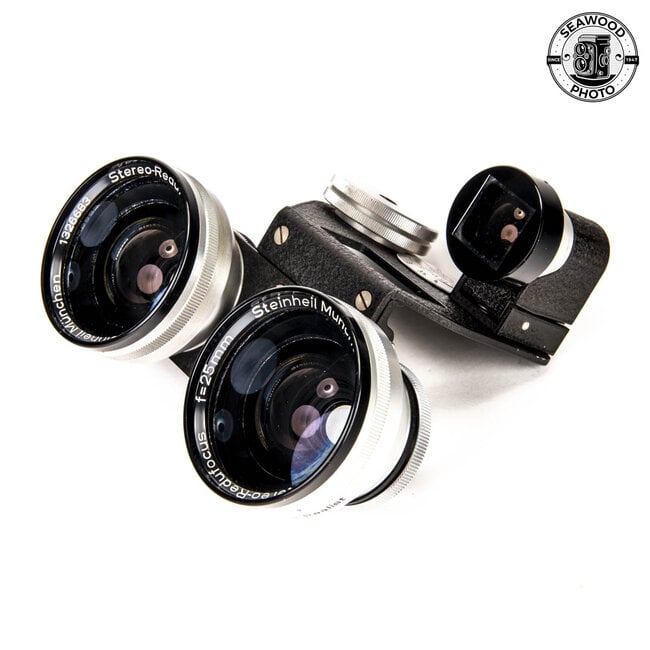 Steinheil Stereo-Redufocus 25mm Wide-Angle Attachment for Stereo Realist GOOD+