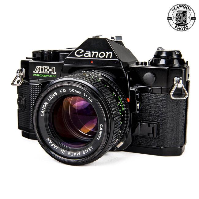 Canon AE-1 Program Black w/ FD 50mm f/1.4 EXCELLENT