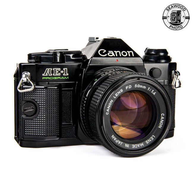 Canon AE-1 Program Black w/ FD 50mm f/1.4 EXCELLENT