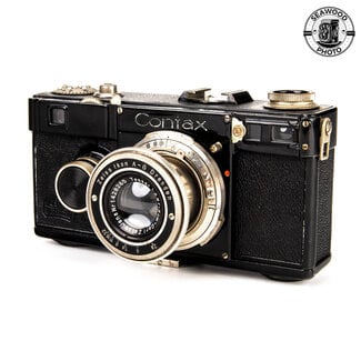 CARL ZEISS Contax I Rangefinder Camera w/Zeiss 50mm f/2.8 Tessar GOOD