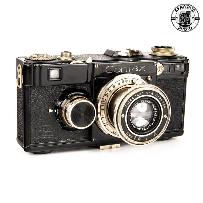 Contax I Rangefinder Camera w/Zeiss 50mm f/2.8 Tessar GOOD