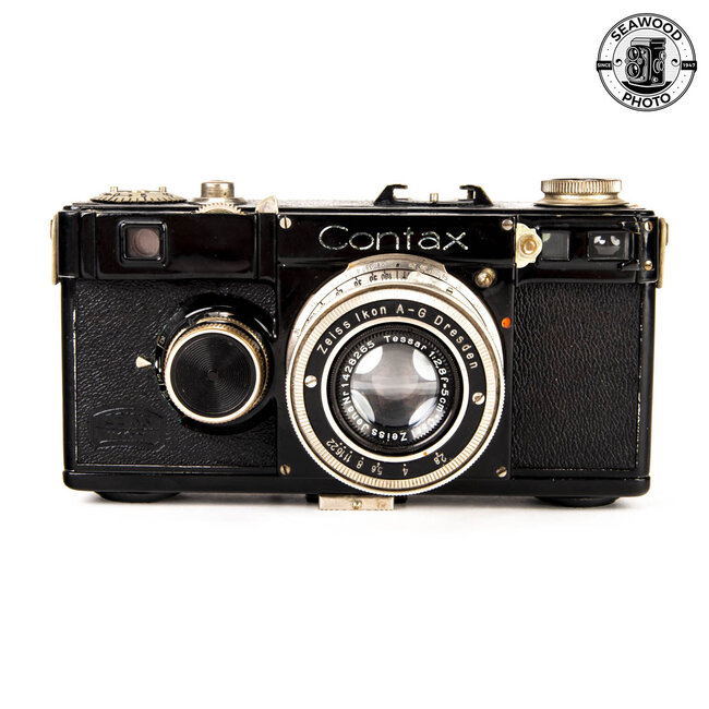 Contax I Rangefinder Camera w/Zeiss 50mm f/2.8 Tessar GOOD