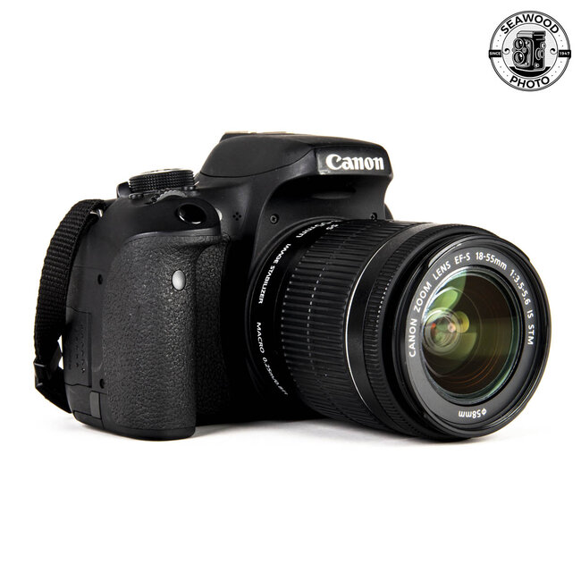Canon Rebel T6i 24MP w/ 18-55 f/3.5-5.6 GOOD+