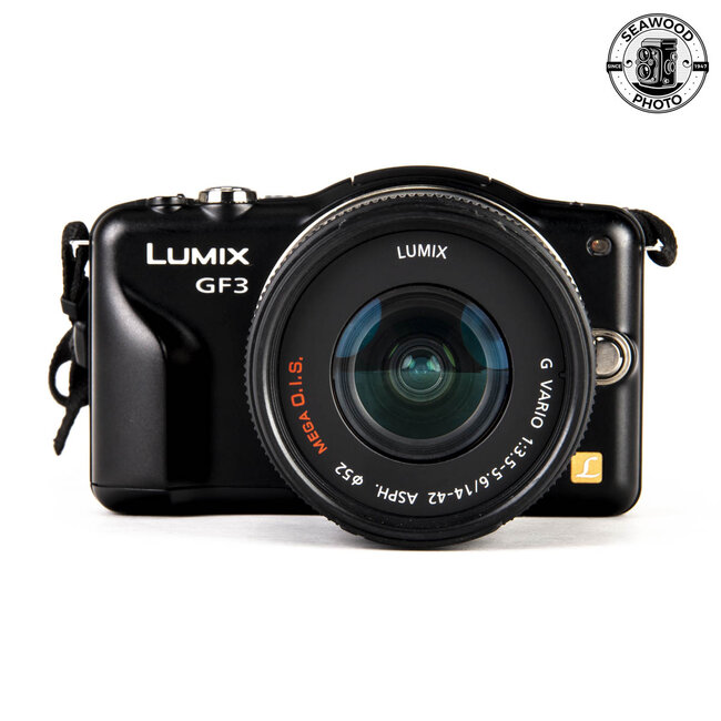 Lumix DMC-GF3 w/ 14-42mm F3.5-5.6 ASPH. GOOD