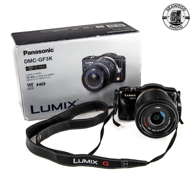 Lumix DMC-GF3 w/ 14-42mm F3.5-5.6 ASPH. GOOD