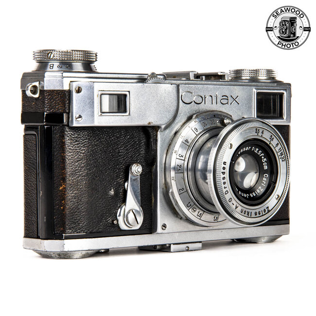 Contax II w/Zeiss 50mm f/3.5 Tessar FOR PARTS