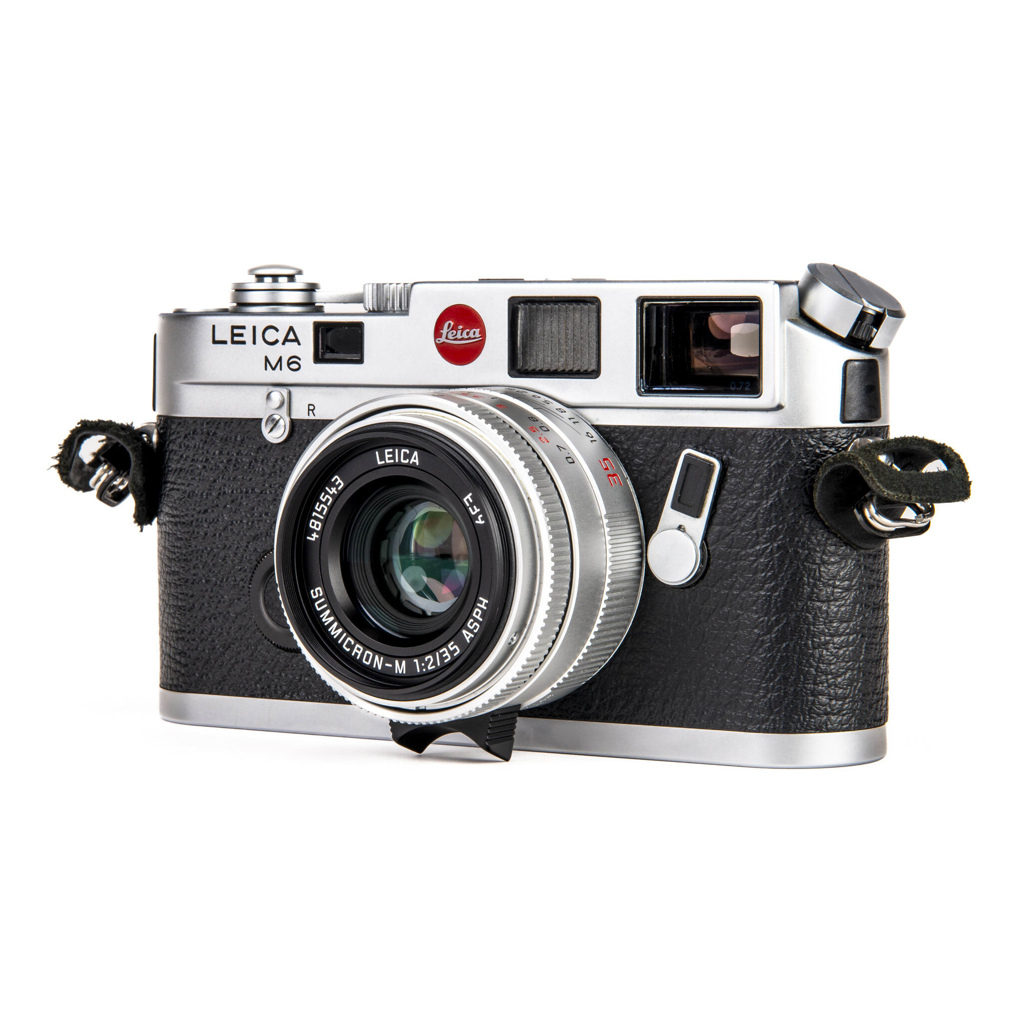 LEICA ライカ M6 フィルムカメラ 35mm シルバー Leica M6 Non TTL 0.72 Silver w/ Summicron 35mm f/2 ASPH EXCELLENT