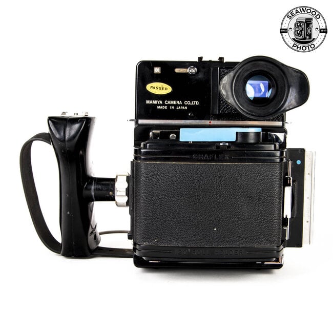 Mamiya Universal Press w/6x7 Back & Koni-Omega 90mm f/3.5 GOOD-